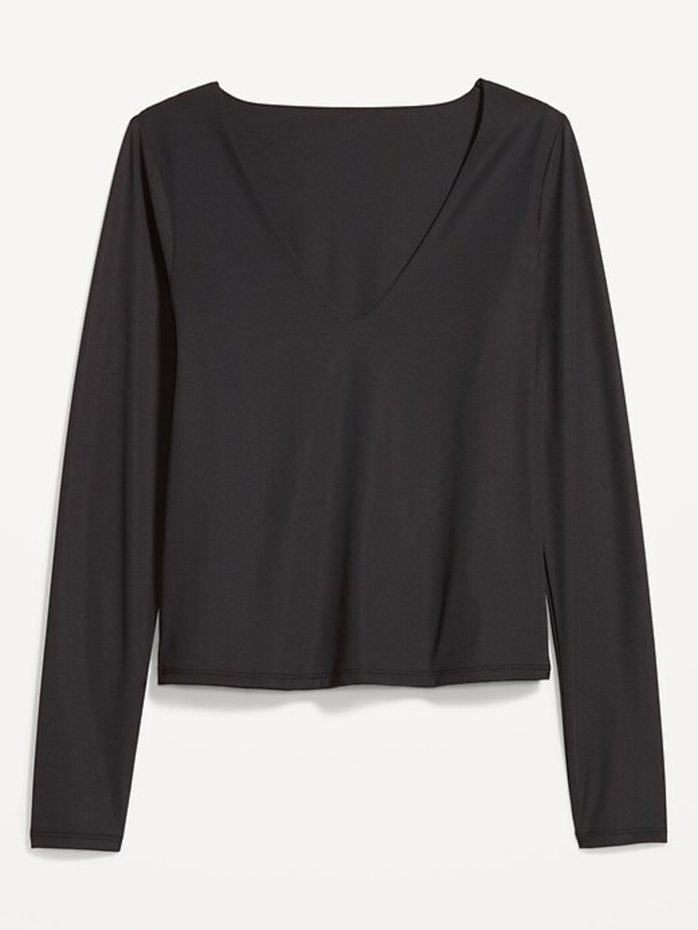Old Navy Double Layer Sculpting Crop T-Shirt